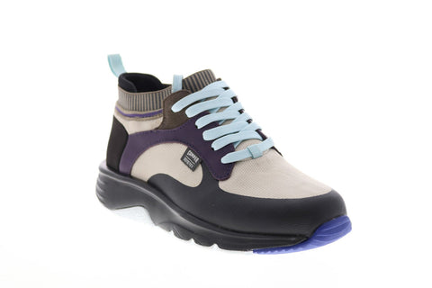 Camper Drift K200941-003 Womens Black White Leather Euro Sneakers Shoes