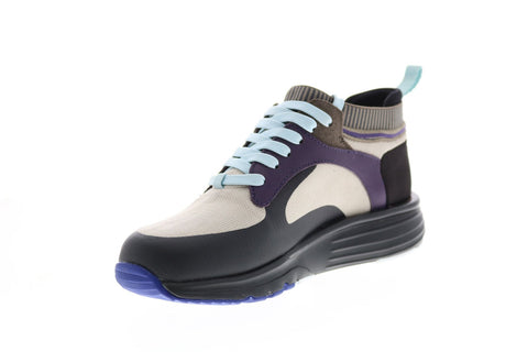 Camper Drift K200941-003 Womens Black White Leather Euro Sneakers Shoes