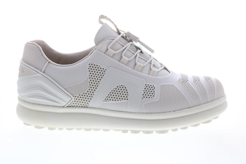 Camper Pelotas Protect K200943-005 Womens Beige Leather Euro Sneakers Shoes