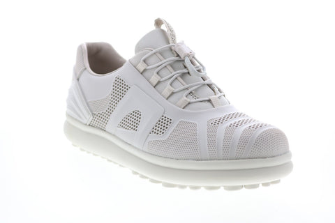 Camper Pelotas Protect K200943-005 Womens Beige Leather Euro Sneakers Shoes