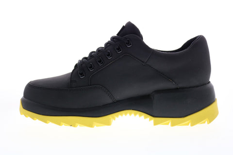 Camper Helix K200944-001 Womens Black Leather Euro Sneakers Shoes