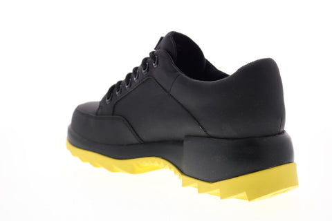 Camper Helix K200944-001 Womens Black Leather Euro Sneakers Shoes