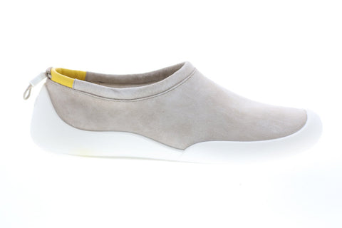 Camper Sako K200957-004 Womens Beige Suede Slip On Euro Sneakers Shoes