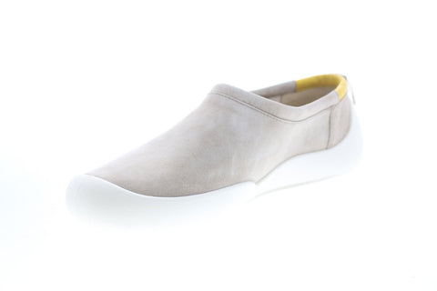 Camper Sako K200957-004 Womens Beige Suede Slip On Euro Sneakers Shoes