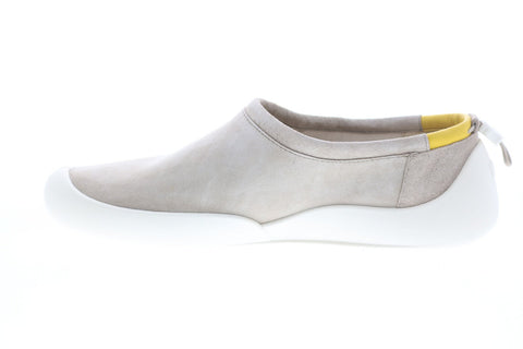 Camper Sako K200957-004 Womens Beige Suede Slip On Euro Sneakers Shoes
