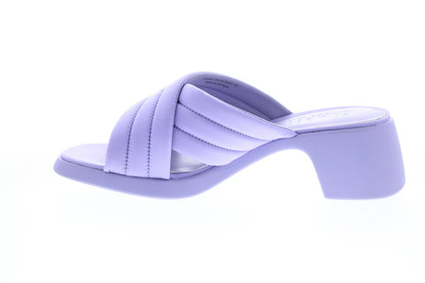 Camper Trisha Sandal K200961-001 Womens Purple Canvas Strap Sandals Shoes