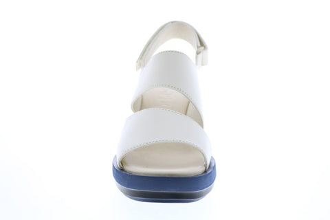 Camper Kyra K200965-001 Womens Beige Leather Strap Slingback Sandals Shoes