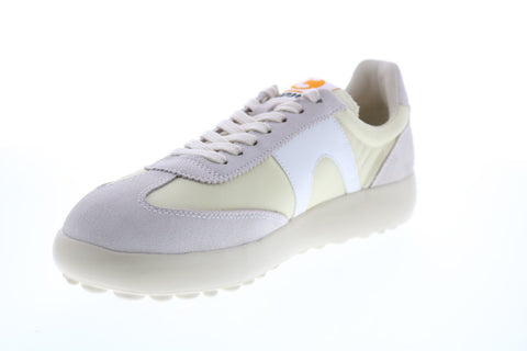Camper Pelotas Fiesta K200975-007 Womens Beige Suede Euro Sneakers Shoes