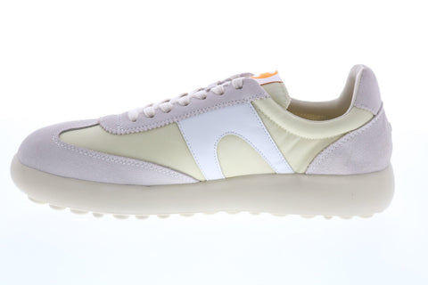 Camper Pelotas Fiesta K200975-007 Womens Beige Suede Euro Sneakers Shoes