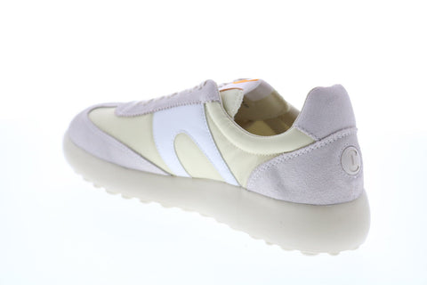 Camper Pelotas Fiesta K200975-007 Womens Beige Suede Euro Sneakers Shoes