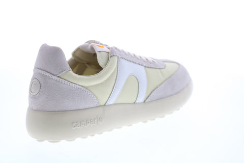 Camper Pelotas Fiesta K200975-007 Womens Beige Suede Euro Sneakers Shoes