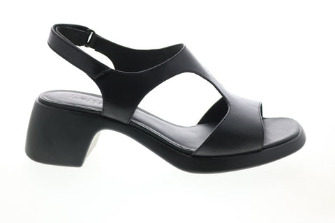 Camper Trisha Sandal K200976-001 Womens Black Leather Sandals Shoes