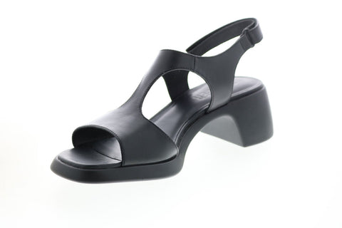 Camper Trisha Sandal K200976-001 Womens Black Leather Sandals Shoes