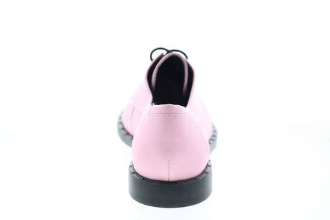 Camper Juddie K200977-002 Womens Pink Leather Lace Up Oxford Flats Shoes