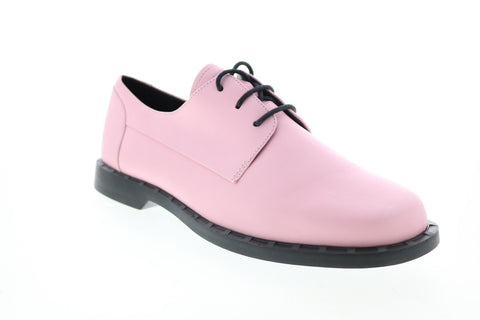 Camper Juddie K200977-002 Womens Pink Leather Lace Up Oxford Flats Shoes