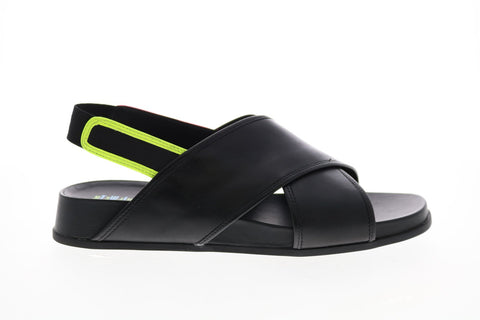 Camper Tws K201006-004 Womens Black Leather Slip On Strap Sandals Shoes