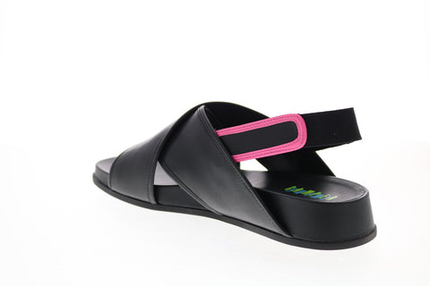 Camper Tws K201006-004 Womens Black Leather Slip On Strap Sandals Shoes