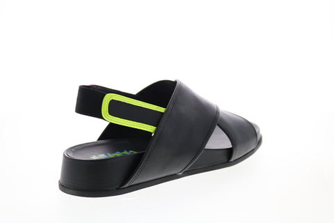 Camper Tws K201006-004 Womens Black Leather Slip On Strap Sandals Shoes
