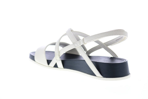 Camper Atonika K201009-004 Womens Beige Leather Strap Flats Slingback Shoes
