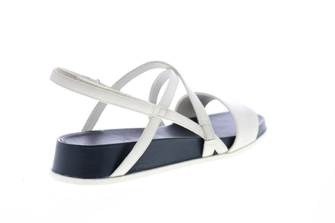 Camper Atonika K201009-004 Womens Beige Leather Strap Flats Slingback Shoes