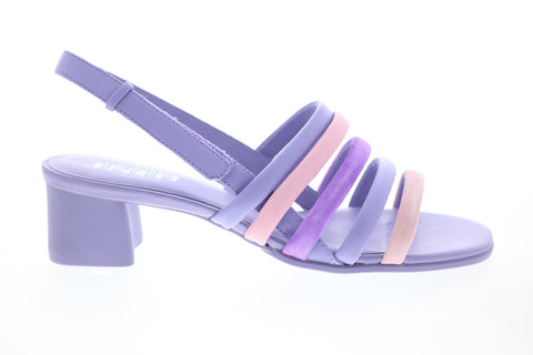 Camper Tws K201024-001 Womens Purple Leather Slip On Slingback Sandals Shoes