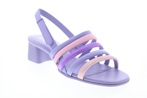 Camper Tws K201024-001 Womens Purple Leather Slip On Slingback Sandals Shoes