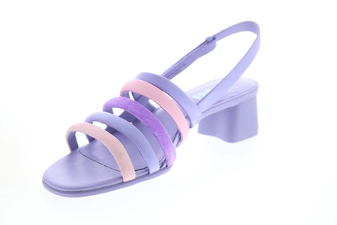 Camper Tws K201024-001 Womens Purple Leather Slip On Slingback Sandals Shoes
