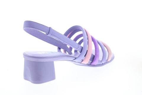 Camper Tws K201024-001 Womens Purple Leather Slip On Slingback Sandals Shoes