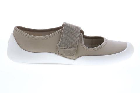 Camper Sako K201058-002 Womens Beige Leather Strap Ballet Flats Shoes