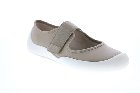 Camper Sako K201058-002 Womens Beige Leather Strap Ballet Flats Shoes