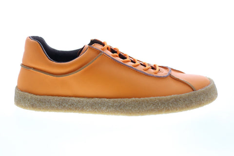 Camper Tws K201121-002 Womens Orange Leather Lace Up Euro Sneakers Shoes