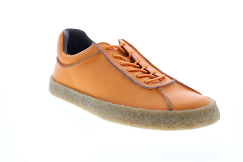 Camper Tws K201121-002 Womens Orange Leather Lace Up Euro Sneakers Shoes