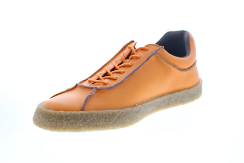 Camper Tws K201121-002 Womens Orange Leather Lace Up Euro Sneakers Shoes