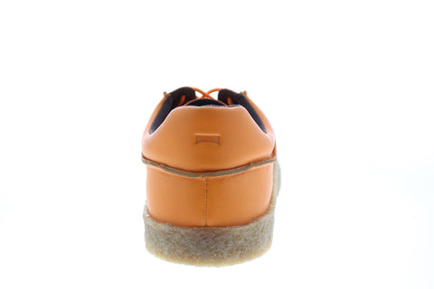 Camper Tws K201121-002 Womens Orange Leather Lace Up Euro Sneakers Shoes