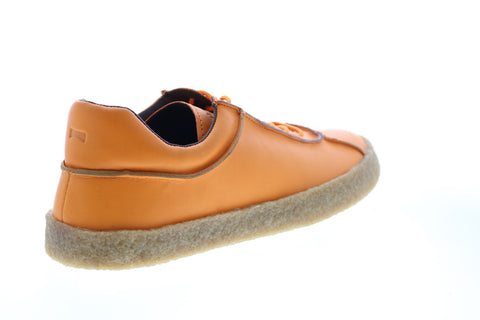 Camper Tws K201121-002 Womens Orange Leather Lace Up Euro Sneakers Shoes