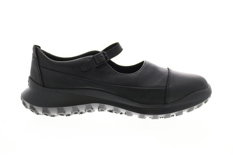 Camper Crclr K201132-001 Womens Black Leather Strap Mary Jane Flats Shoes