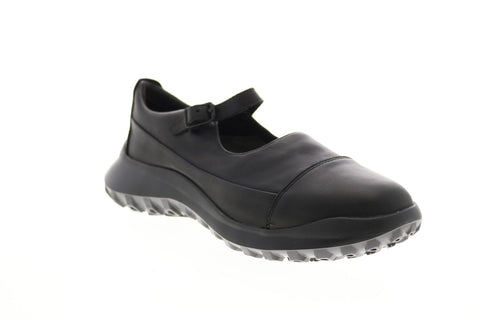 Camper Crclr K201132-001 Womens Black Leather Strap Mary Jane Flats Shoes
