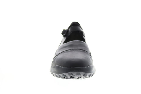 Camper Crclr K201132-001 Womens Black Leather Strap Mary Jane Flats Shoes