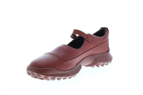 Camper Crclr K201132-002 Womens Brown Leather Strap Mary Jane Flats Shoes