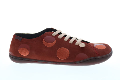 Camper Tws K201136-002 Womens Brown Nubuck Lace Up Euro Sneakers Shoes