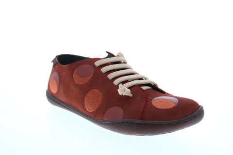Camper Tws K201136-002 Womens Brown Nubuck Lace Up Euro Sneakers Shoes