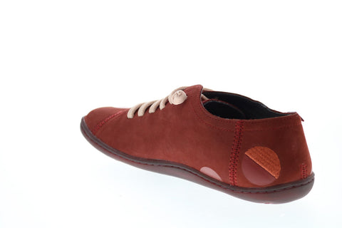 Camper Tws K201136-002 Womens Brown Nubuck Lace Up Euro Sneakers Shoes