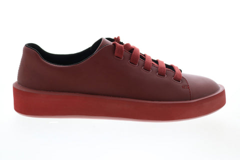 Camper Courb K201175-002 Womens Brown Leather Lace Up Euro Sneakers Shoes
