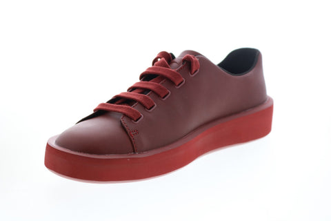 Camper Courb K201175-002 Womens Brown Leather Lace Up Euro Sneakers Shoes
