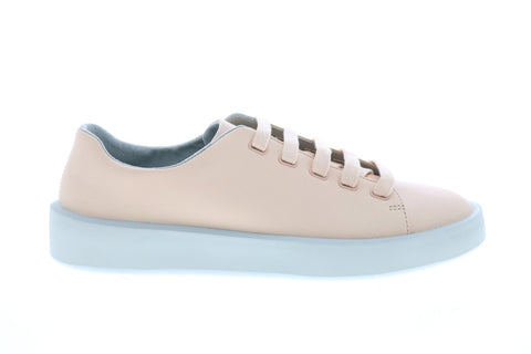 Camper Courb K201175-005 Womens Beige Leather Lace Up Euro Sneakers Shoes