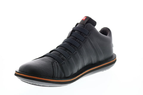 Camper Beetle K300005-011 Mens Black Leather Lace Up Euro Sneakers Shoes