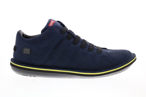 Camper Beetle K300005-016 Mens Blue Suede Lace Up Euro Sneakers Shoes