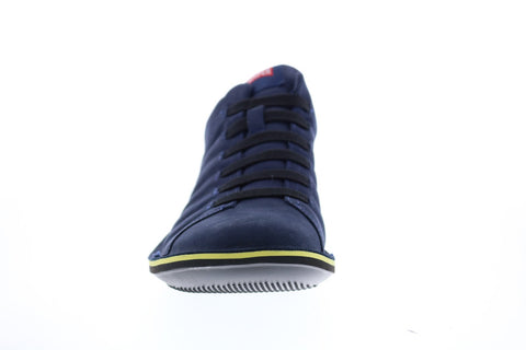 Camper Beetle K300005-016 Mens Blue Suede Lace Up Euro Sneakers Shoes