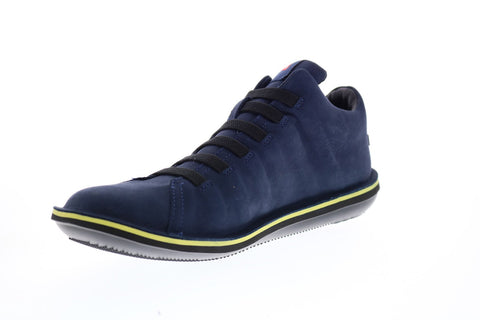 Camper Beetle K300005-016 Mens Blue Suede Lace Up Euro Sneakers Shoes