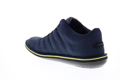 Camper Beetle K300005-016 Mens Blue Suede Lace Up Euro Sneakers Shoes